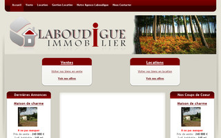 landesimmobilier.fr website preview