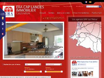 era-immobilier-capbreton.fr website preview