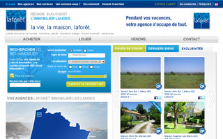 laforet-immobilier-landes.com website preview