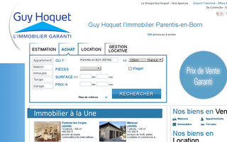 guyhoquet-immobilier-biscarrosse.com website preview
