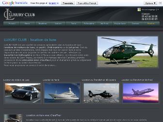 luxury-club.fr website preview