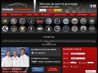 formula-automobiles.com website preview