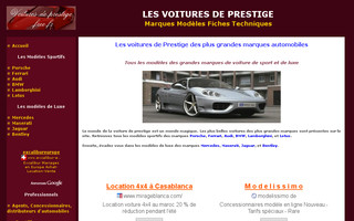 voitures.de.prestige.free.fr website preview
