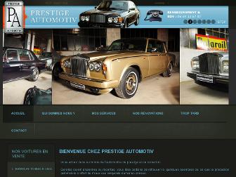 prestigeautomotiv.com website preview