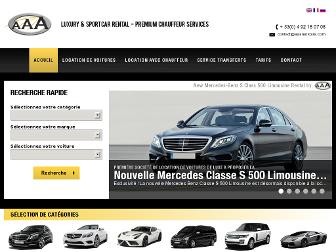 aaarentcars.fr website preview