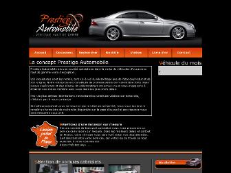 prestige-automobile.fr website preview