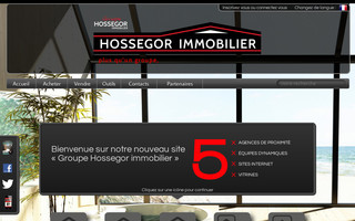 hossegor-immobilier.fr website preview