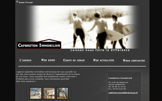 capbreton-immobilier.com website preview