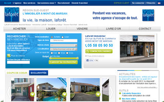 laforet-montdemarsan.fr website preview