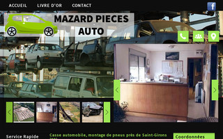 mazard-casse-auto.com website preview