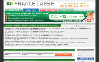 francecasse.fr website preview