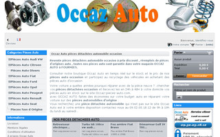 occaz-pieces-auto.com website preview