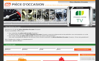 piecedoccasion.fr website preview