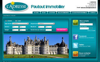 pautout-immobilier.fr website preview