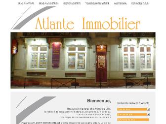 atlanteimmobilier.fr website preview