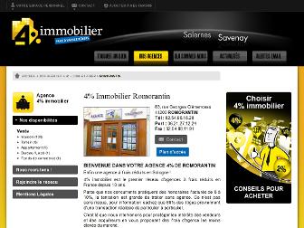 romorantin.4immobilier.tm.fr website preview