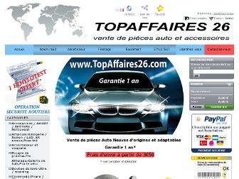 topaffaires26.com website preview