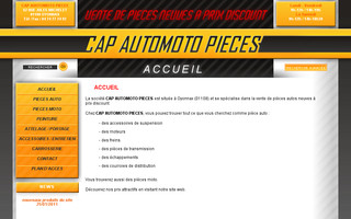cap-automoto.fr website preview
