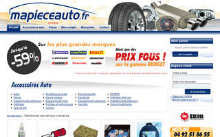 mapieceauto.fr website preview