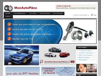 monautopiece.fr website preview
