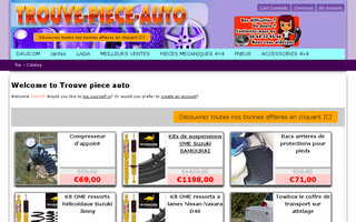 trouve-piece-auto.com website preview