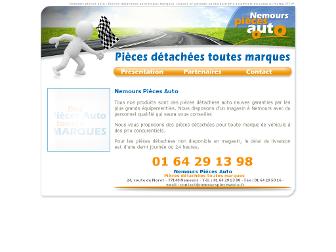 nemourspiecesauto.fr website preview