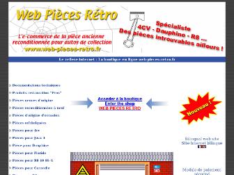 web-pieces-retro.fr website preview