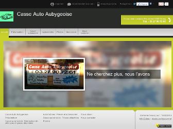 casse-auto-aubygeoise.fr website preview