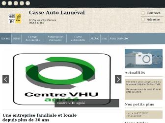casse-auto-lanneval.com website preview