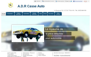 adrcasseauto.fr website preview