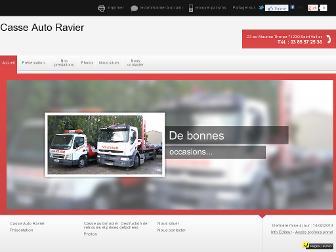 casse-auto-ravier.fr website preview