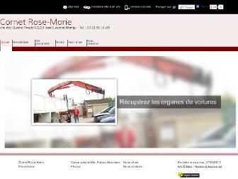 casse-auto-cornet-rose-marie.fr website preview