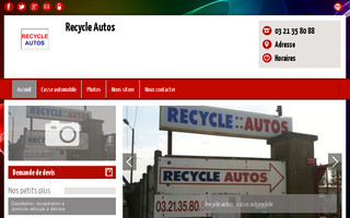 recycle-autos-pieces-detachees.fr website preview