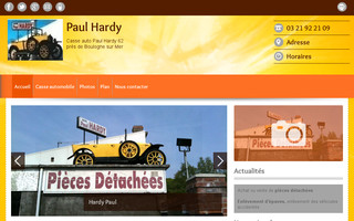 paulhardy-casse-automobile.fr website preview