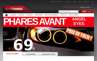 newtuning.fr website preview