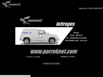 parrokeet.com website preview