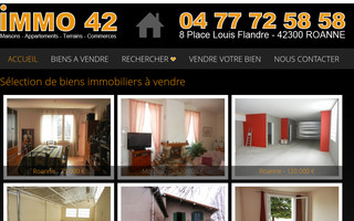 immo42.fr website preview