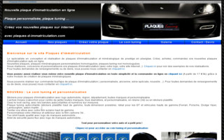 plaques-d-immatriculation.com website preview