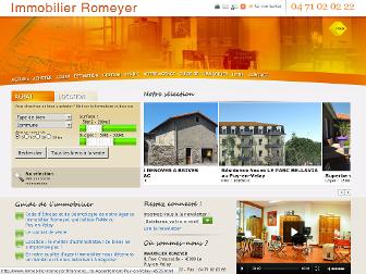 immobilier-romeyer.fr website preview