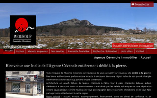 fermes.cevenol-immobilier.com website preview