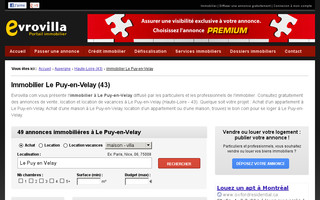 immobilier-puy-en-velay.evrovilla.com website preview