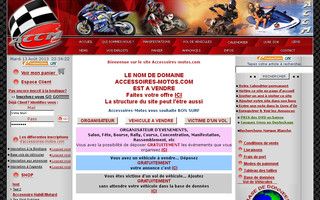 accessoires-motos.com website preview