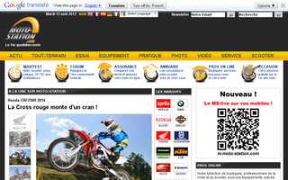 moto-station.com website preview