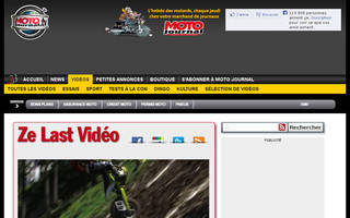 moto-journal.tv website preview