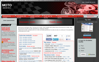 annuairemoto.fr website preview