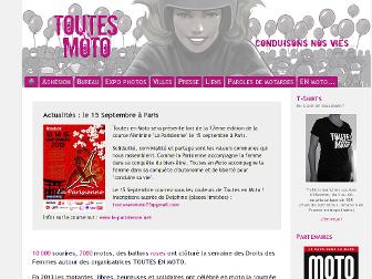 toutesenmoto.fr website preview