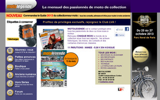 moto-legende.fr website preview