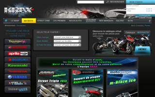 krax-moto.com website preview