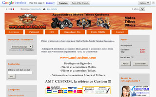 amtcustom.com website preview