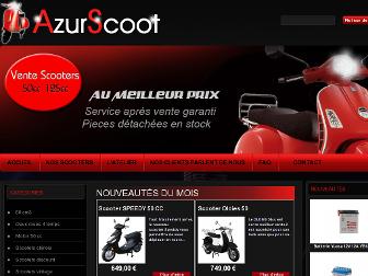 azurscoot.com website preview